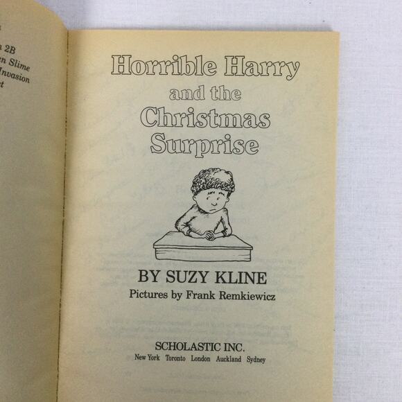 Horrible Harry and the Kickball Wedding By Suzy Kline 1990's Four Book Bundle - Picture 16 of 16